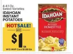 Food Lion Idahohan instant potatoes offer