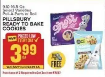 Pillsbury ready to bake cookies