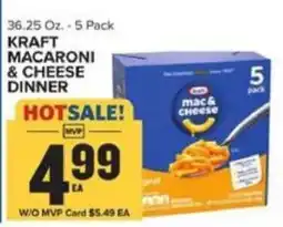 Food Lion Kraft mac & cheese dinner offer