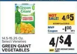 Food Lion Green Giant Vegetables offer