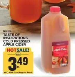 Food Lion Taste of Inspirations Apple Cider offer