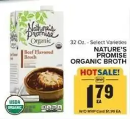 Food Lion Nature's Promise Organic Broth offer