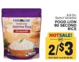 Food Lion Food lion 90 second rice offer