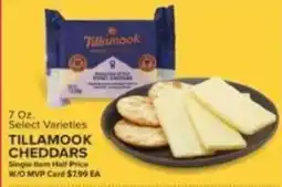 Food Lion Tillamook cheddars offer