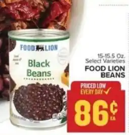Food Lion Food Lion black beans offer