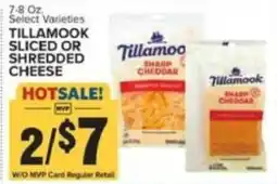 Food Lion Tillamook sliced or shredded cheese offer