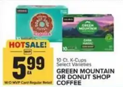 Food Lion Green Mountain or Donut Shop Coffee offer