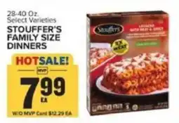 Food Lion Stouffer's family size dinners offer