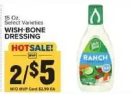 Food Lion Wish-Bone Dressing offer