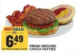 Food Lion MVP fresh ground chuck patties offer
