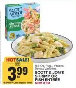 Food Lion Scott & Jon's Shrimp or Fish Entree offer