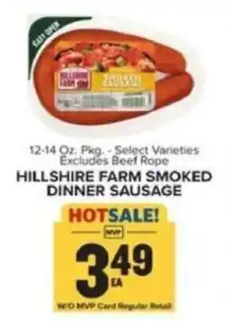 Food Lion Hillshire Farm Smoked Dinner Sausage offer