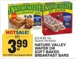 Food Lion Nature Valley wafer or soft baked breakfast bars offer