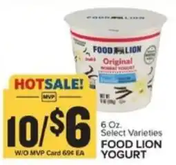 Food Lion Food Lion yogurt offer
