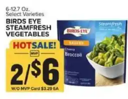 Food Lion Birds Eye Steamfresh Vegetables offer