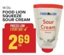 Food Lion Food Lion squeeze sour cream offer