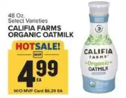 Food Lion Califia Farms Organic Oatmilk offer