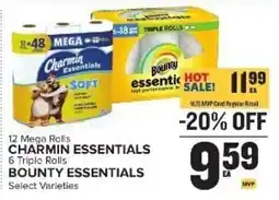 Food Lion Charmin Essentials, Bounty Essentials offer