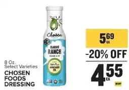 Food Lion Chosen Foods Dressing offer