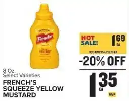 Food Lion French's squeeze yellow mustard offer