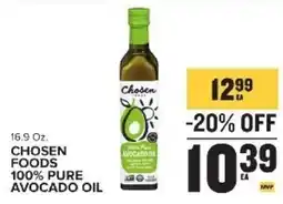 Food Lion Chosen Foods 100% Pure Avocado Oil offer