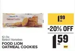 Food Lion Food Lion oatmeal cookies offer