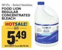Food Lion Food Lion regular concentrated bleach offer