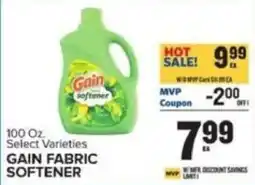 Food Lion Gain fabric softener offer