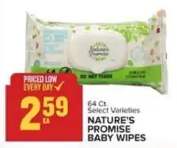 Food Lion Nature's Promise baby wipes offer