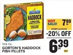 Food Lion Gorton's haddock fish fillets offer