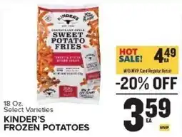 Food Lion Kinder's frozen potatoes offer