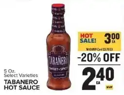Food Lion Tabanero hot sauce offer