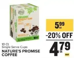 Food Lion Nature's Promise Coffee offer
