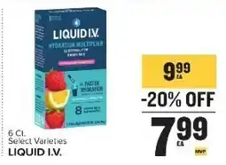 Food Lion Liquid I.V. Hydration Multiplier offer