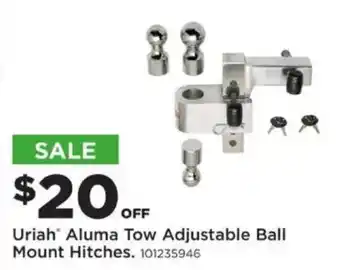 Uriah Aluma Tow Adjustable Ball Mount Hitches