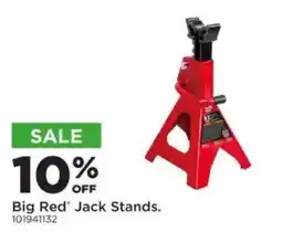 Mills Fleet Farm Big Red Jack Stands offer