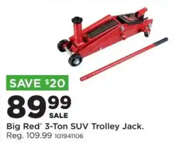 Big Red 3-Ton SUV Trolley Jack