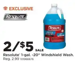 Mills Fleet Farm Resolute windshield wash offer