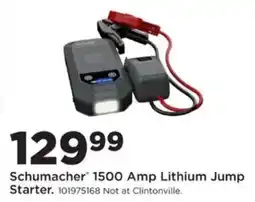 Mills Fleet Farm Schumacher 1500 Amp Lithium Jump Starter offer