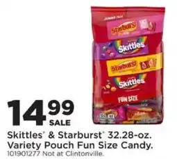 Mills Fleet Farm Skittles & Starburst Variety Pouch Candy offer