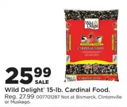 Mills Fleet Farm Wild Delight cardinal food offer