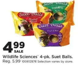 Mills Fleet Farm Wildlife Sciences Suet Balls offer