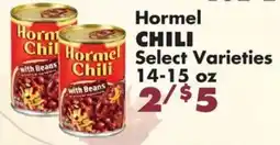 Sullivan's Foods Hormel chili offer