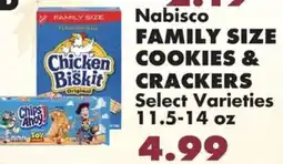 Sullivan's Foods Nabisco family size cookies & crackers offer