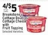 Met Foodmarkets Breakstone's Cottage Doubles Cottage Cheese with Fruit Topping offer