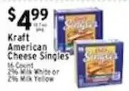 Met Foodmarkets Kraft American Cheese Singles offer