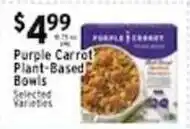 Met Foodmarkets Purple Carrot Plant-Based Bowls offer
