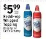 Met Foodmarkets Reddi-wip Whipped Topping offer