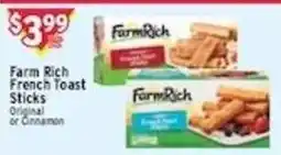 Met Foodmarkets Farm Rich French Toast Sticks offer