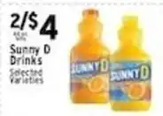 Met Foodmarkets Sunny D Drinks offer